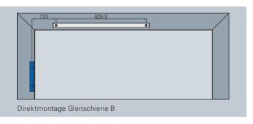 ECO Gleitschiene GS-B - RAL 9006